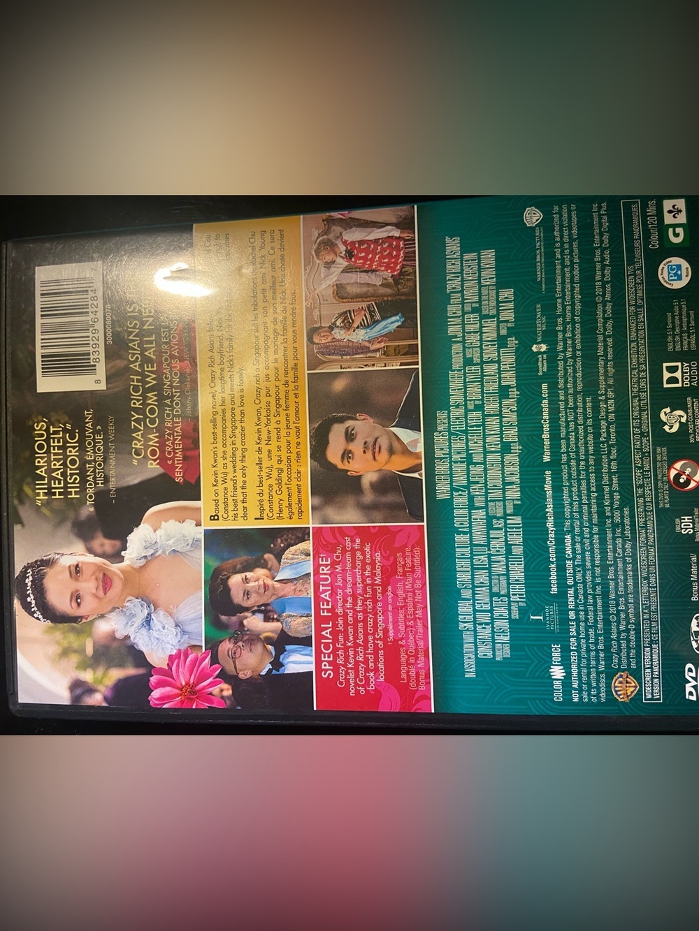 Crazy Rich Asians DVD - Great Condition - Picture 2 of 2